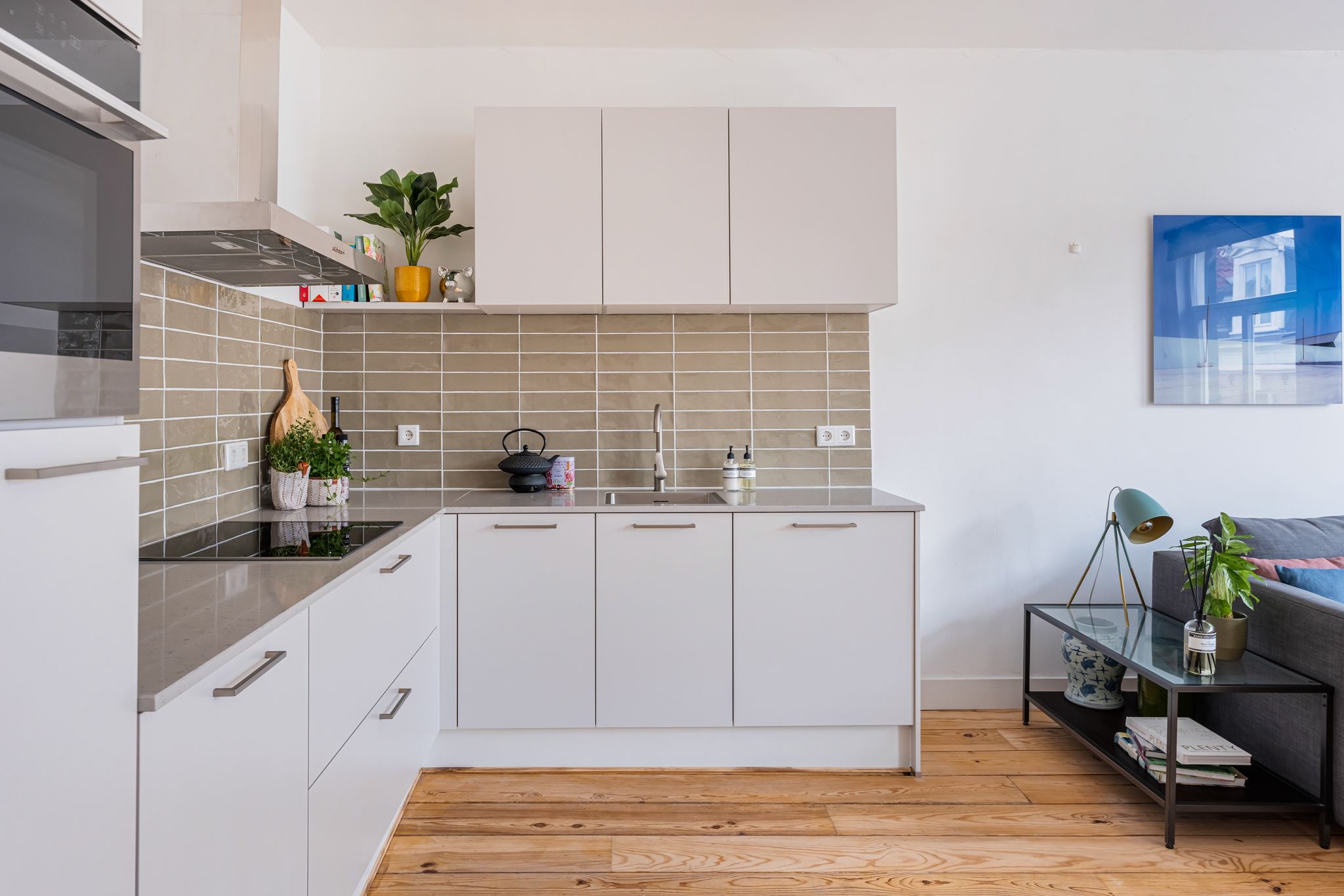 Keukenrenovatie uitgevoerd door timmerbedrijf Richel Bouw in Amsterdam.